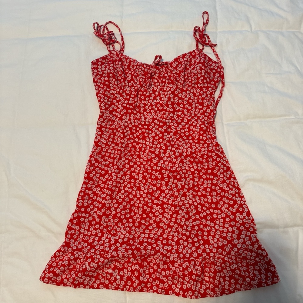 Red sundress